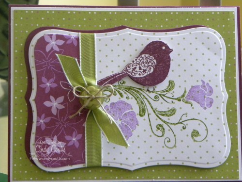 SC258 Cottage Flowers Card