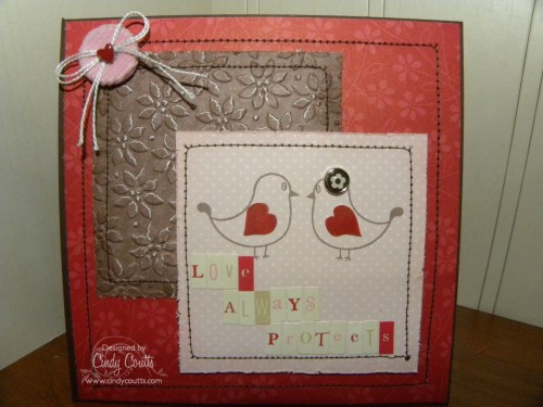 BVT40 MTSC59 Love Always Protects Card