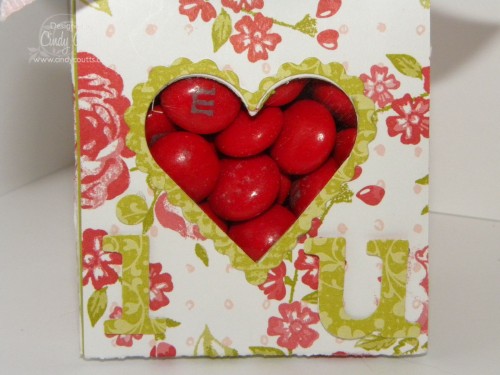 Valentines Day Scallop Treat Box Sentiment