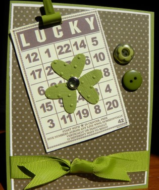 Lucky Clover Card