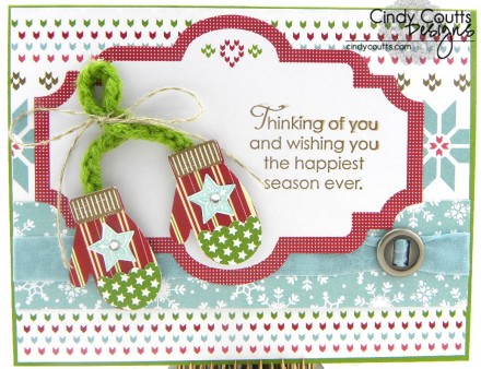 Christmas Mittens Card